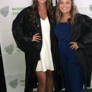 Ivory strapless dress